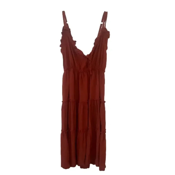 STRAPPY TIERED SMOCK DRESS - Picture 1 of 3